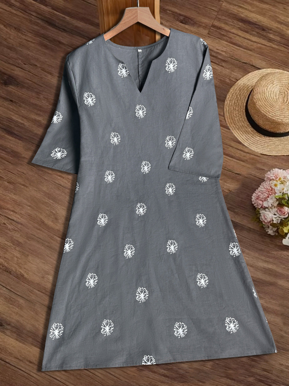 Sommerkleid Damen Leicht Spitzen Detail Modern
