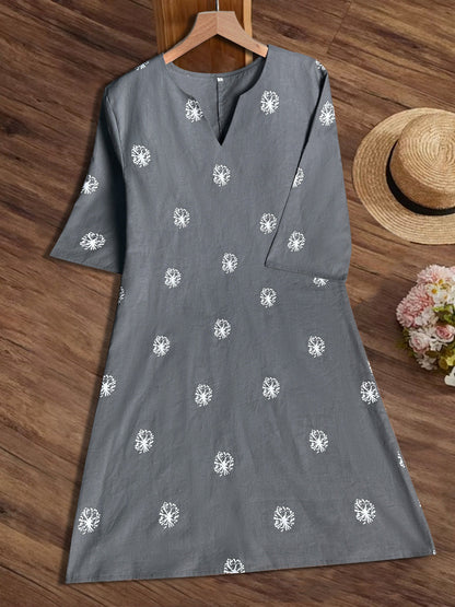 Sommerkleid Damen Leicht Spitzen Detail Modern
