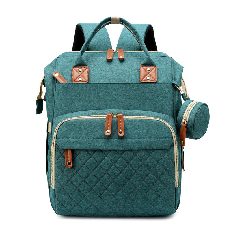 Praktischer 2in1 Babyrucksack mit Wickelbett