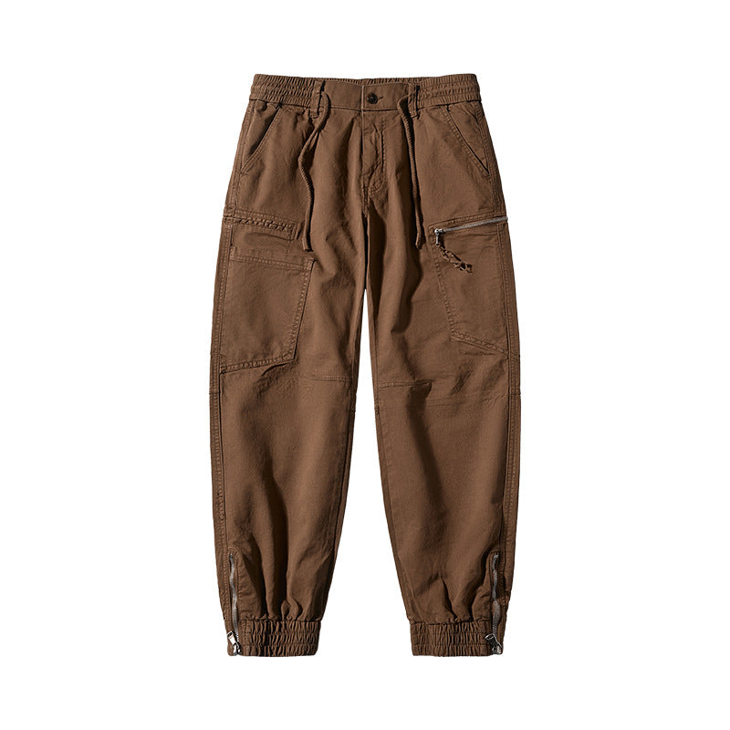 Herren Cargo-Hose Multifunktionshose Elastisch Vieltaschig