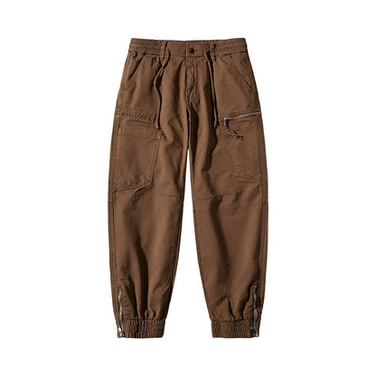 Herren Cargo-Hose Multifunktionshose Elastisch Vieltaschig