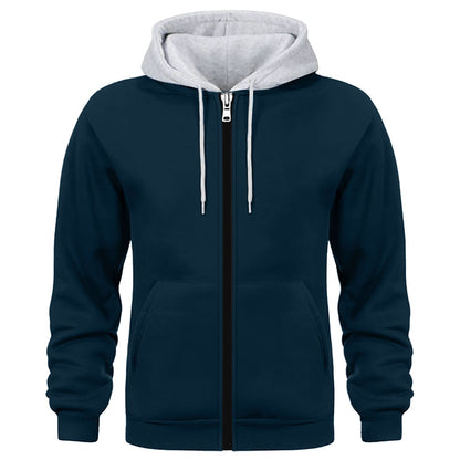Herren Kapuzenjacke Doppellagig Warm Wasserabweisend