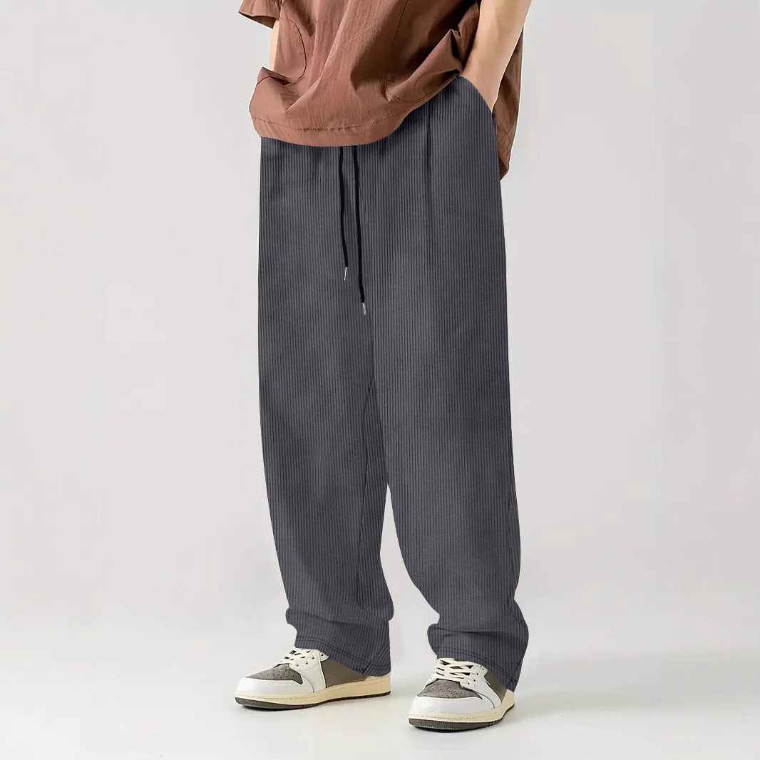 Bequeme Herren Ripp Hose Elastischer Bund Stretch - BerlinGlamour