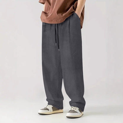 Bequeme Herren Ripp Hose Elastischer Bund Stretch - BerlinGlamour