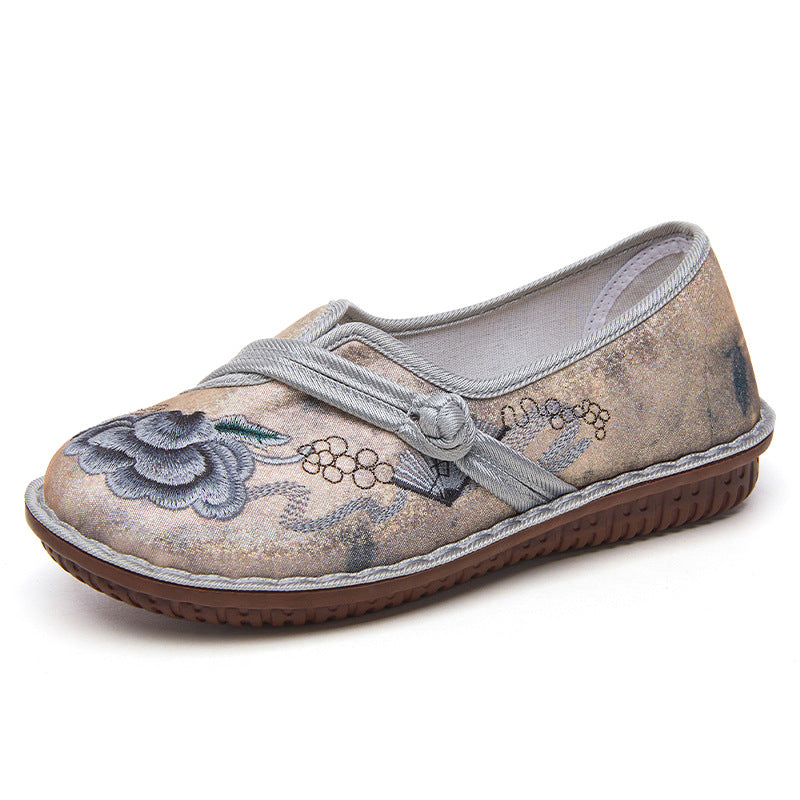 Damen Hausschuhe Bestickt Warme Heidi Schuhe