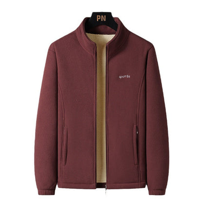 Herren Fleecejacke Warm Kuschelig Soft