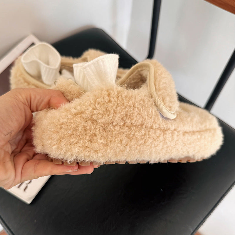 Damen Hausschuhe Weich Warm mit Verstellbarem Riemen - BerlinGlamour