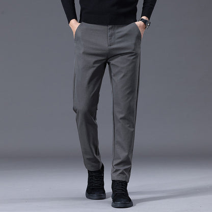 Herren Slim Fit Hose Bequem Mit Taschen