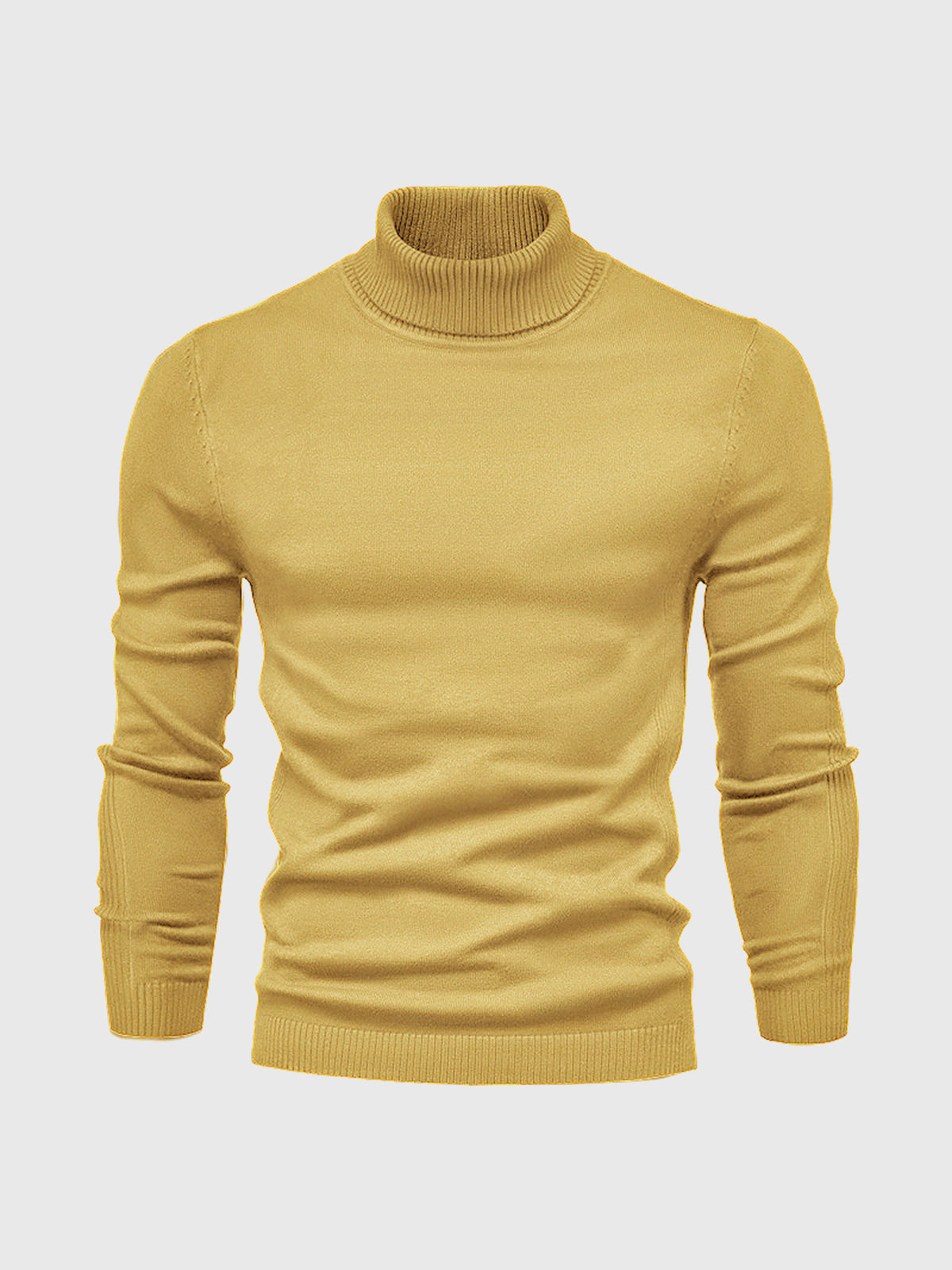 Herren Rollkragenpullover Waschbar Weich