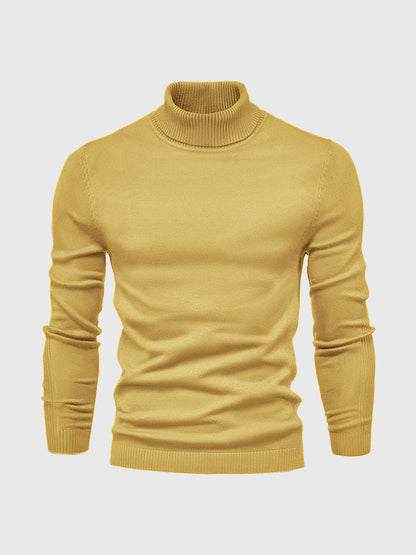 Herren Rollkragenpullover Waschbar Weich