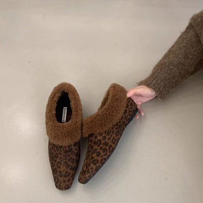 Weiche Damen Hausschuhe Fellkragen Bequem Warm