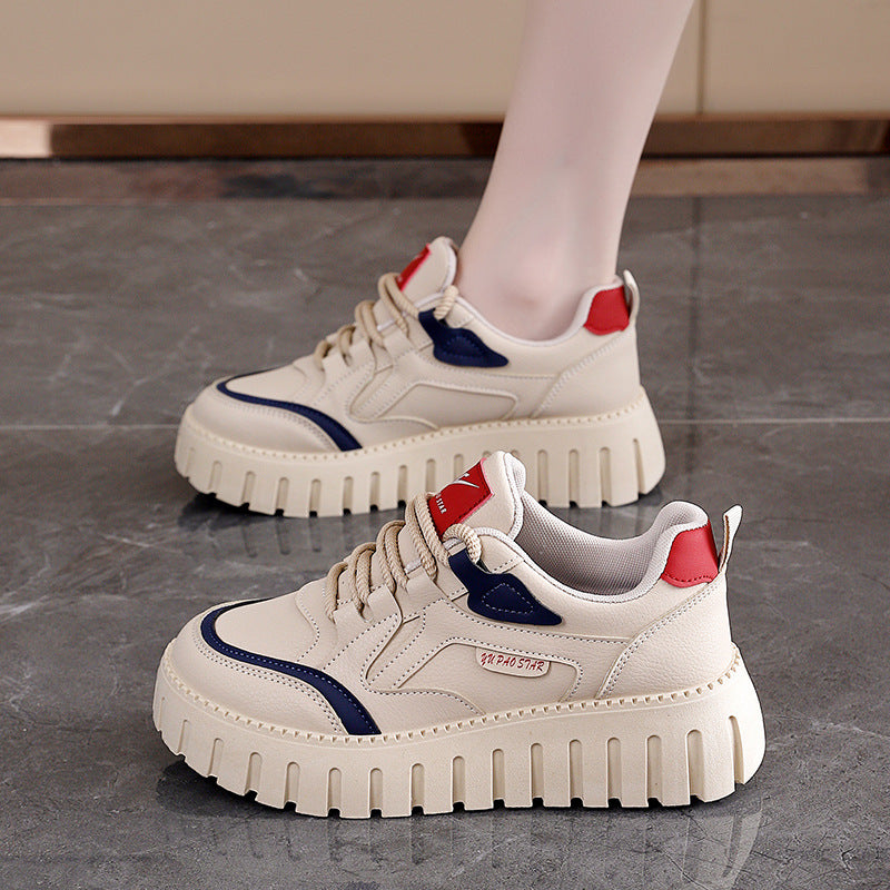 Damen Sneaker PlateauSchuhe Hochwertig Trendig