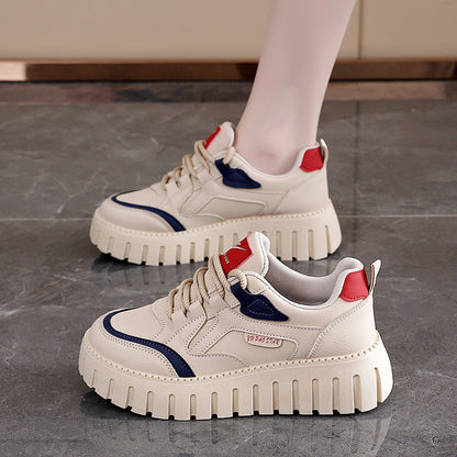 Damen Sneaker PlateauSchuhe Hochwertig Trendig