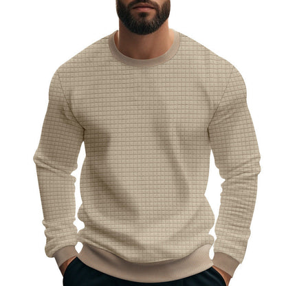 Herren Sweatshirt Grau Modern Sportlich