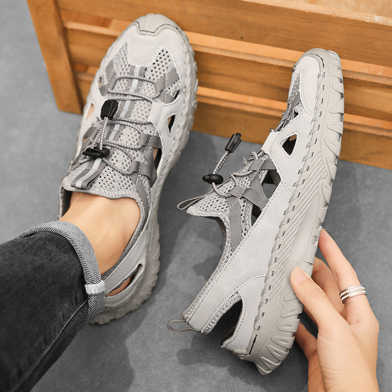 Damen Sandalen Bequem Atmungsaktiv Komfortschuhe Sommer
