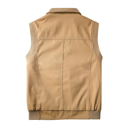 Herren Outdoor-Weste Vieltaschig Funktionell Wasserdicht