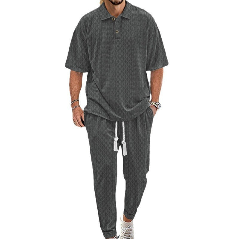 Herren Freizeitanzug Set Modern Bequem Elastisch