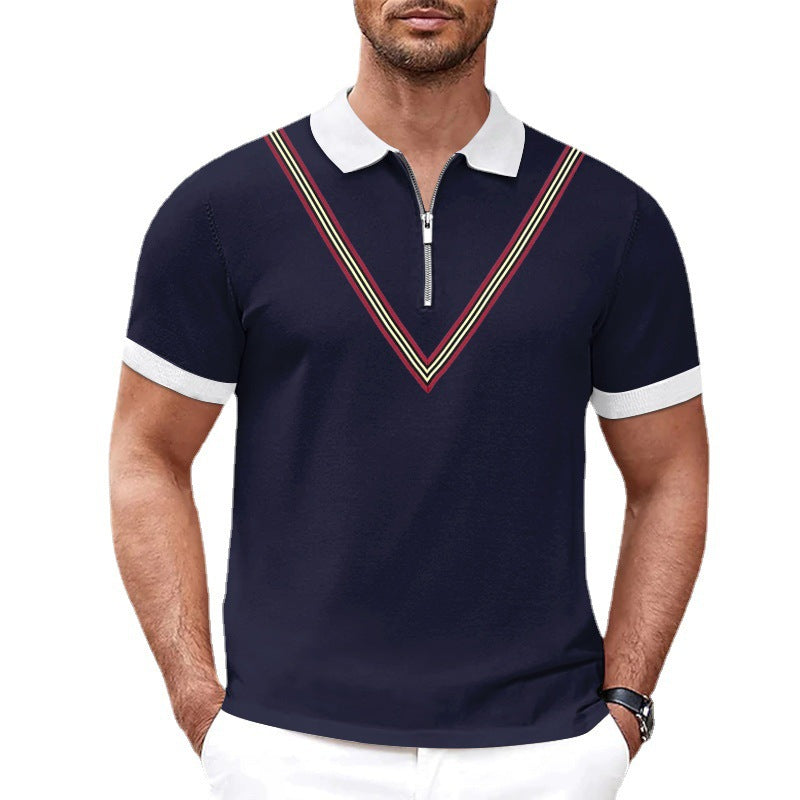 Herren Polohemd Kurzarm Modern Farben