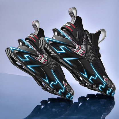 Damen Sneaker High-Tech Laufschuhe mit Lichteffekt