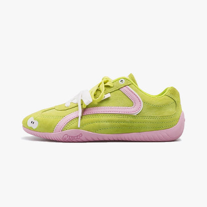 Damen Sneaker Sportlich Wildleder Laufsohle - BerlinGlamour