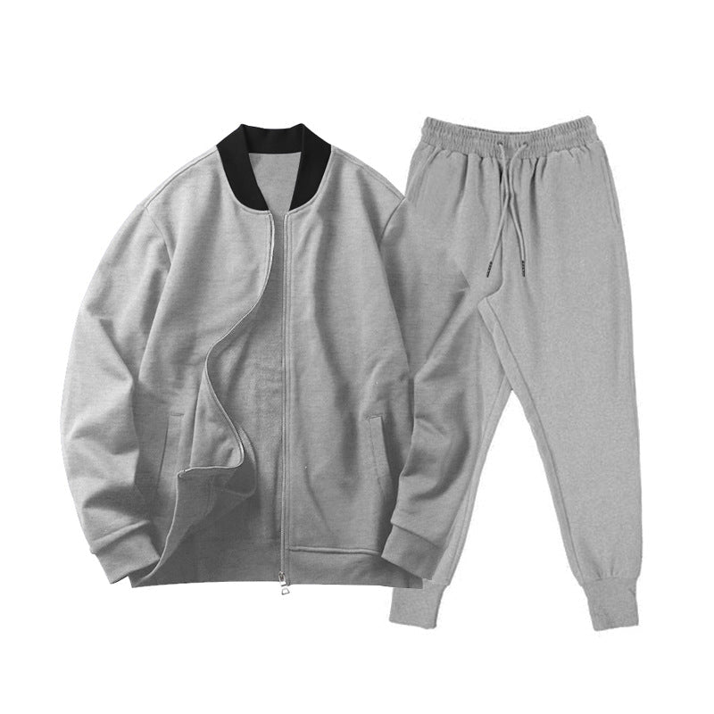Herren Sportset Freizeitanzug Elastisch Mit Taschen