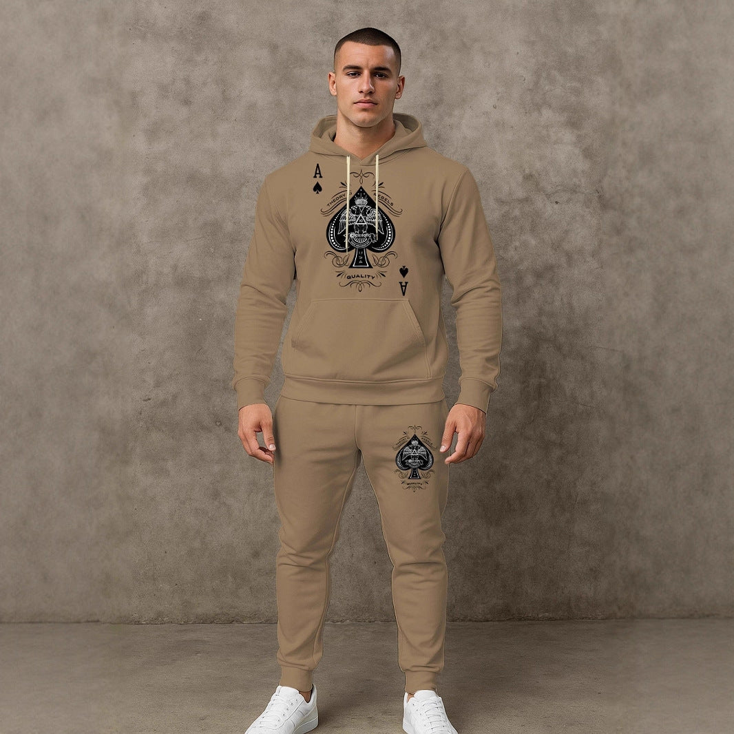 Herren Hoodie Sportlich mit Grafik-Design