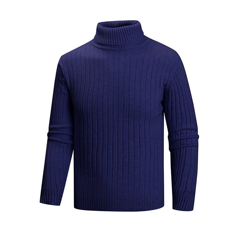 Herren Pullover Eleganter Hohler Kragen Struktur