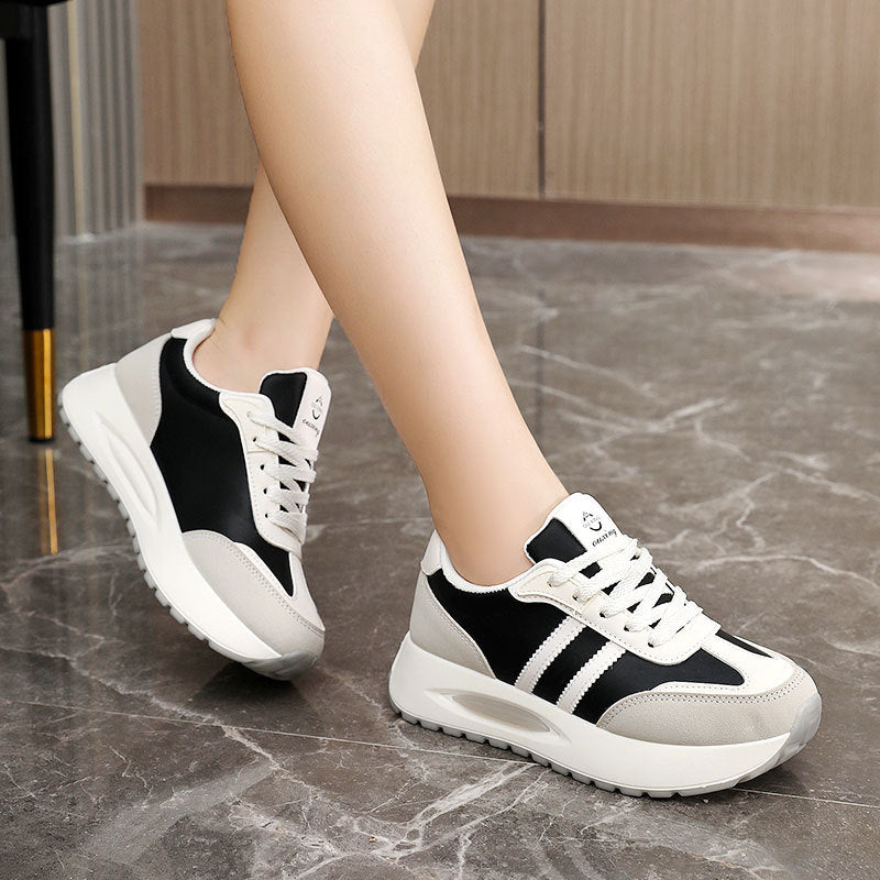 Damen Sneaker Sportlich Chunky Atmungsaktiv Komfort