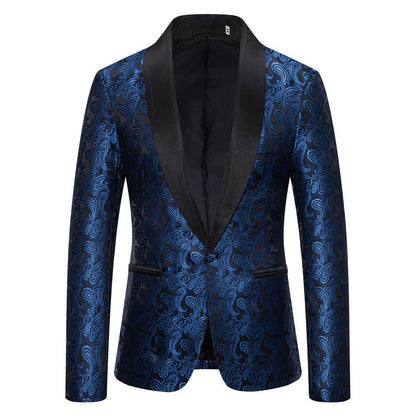 Herren Blazer Elegant Smoking Anzug mit Muster