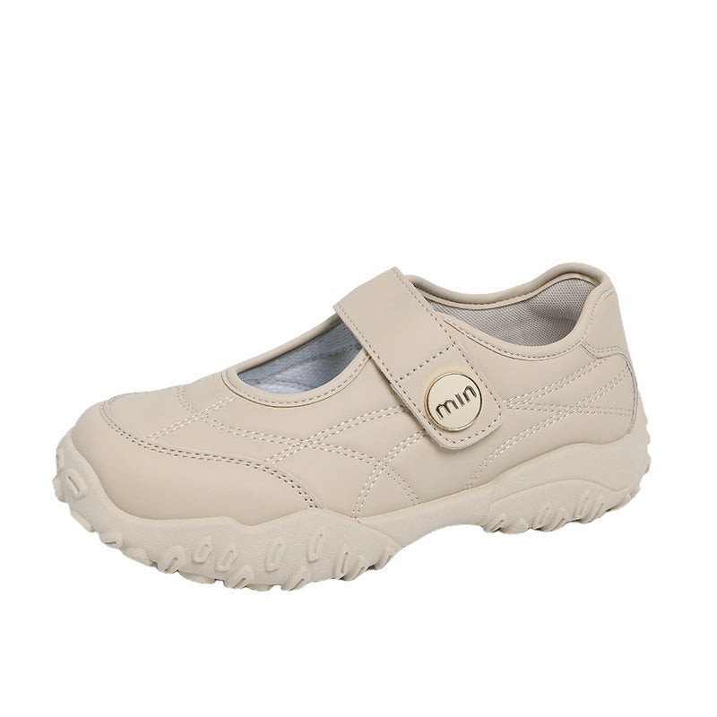 Damen Freizeitschuhe Bequem mit Klettverschluss Modisch