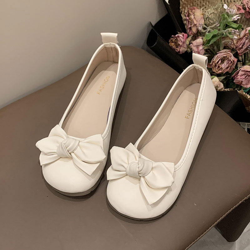 Damen Ballerinas Schleifenakzent Bequem Komfort Innensohle