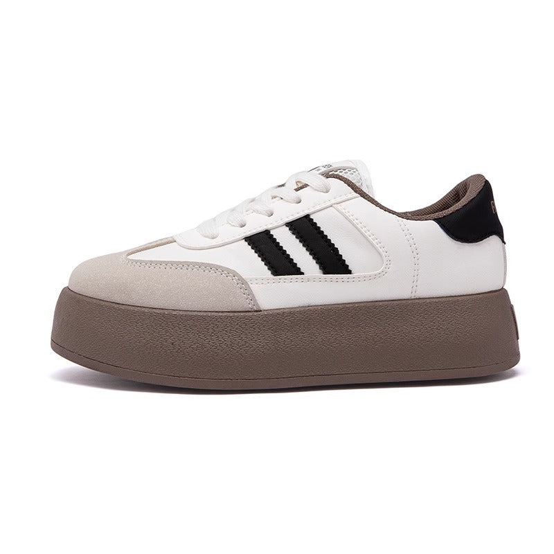 Damen Plattform Sneaker Sportlich Komfortabel Hoch