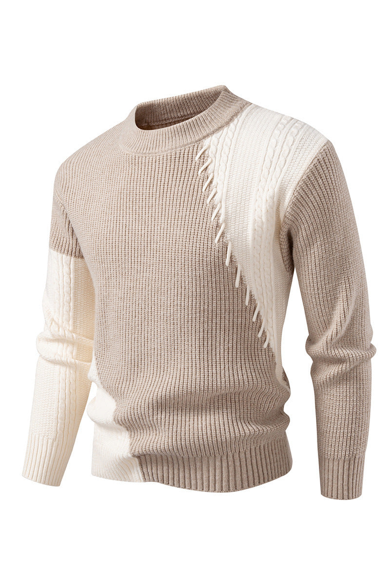 Herren Strickpullover Modern Elegant Kragen