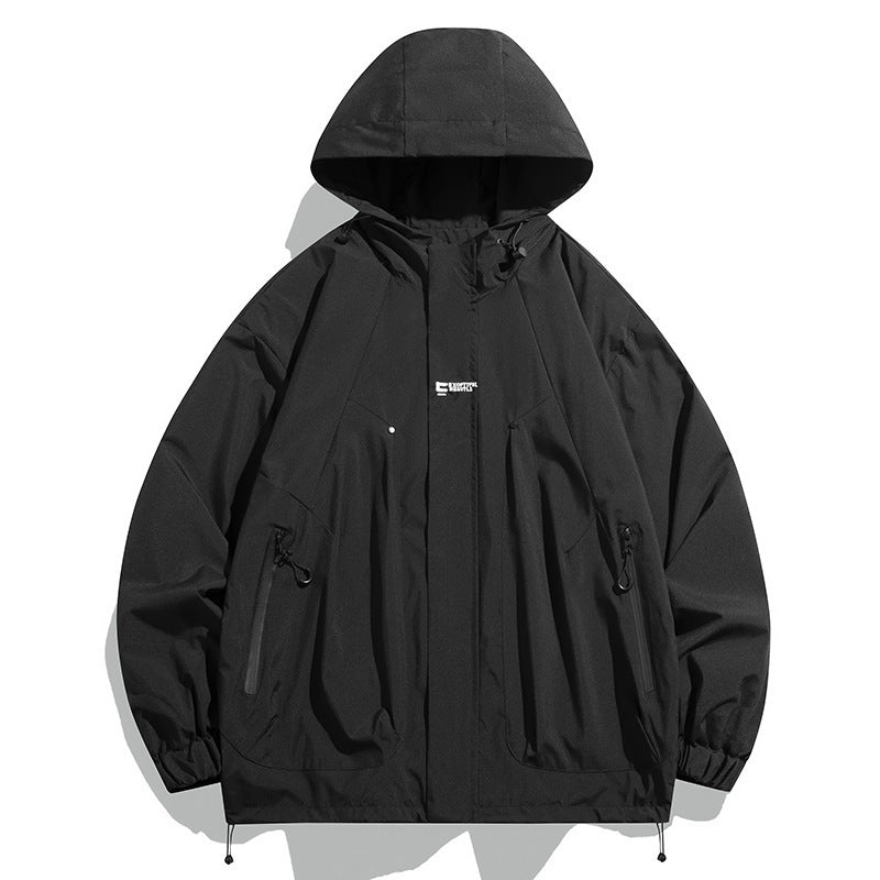 Wasserabweisende Funktionsjacke Unisex Verstellbar Modern