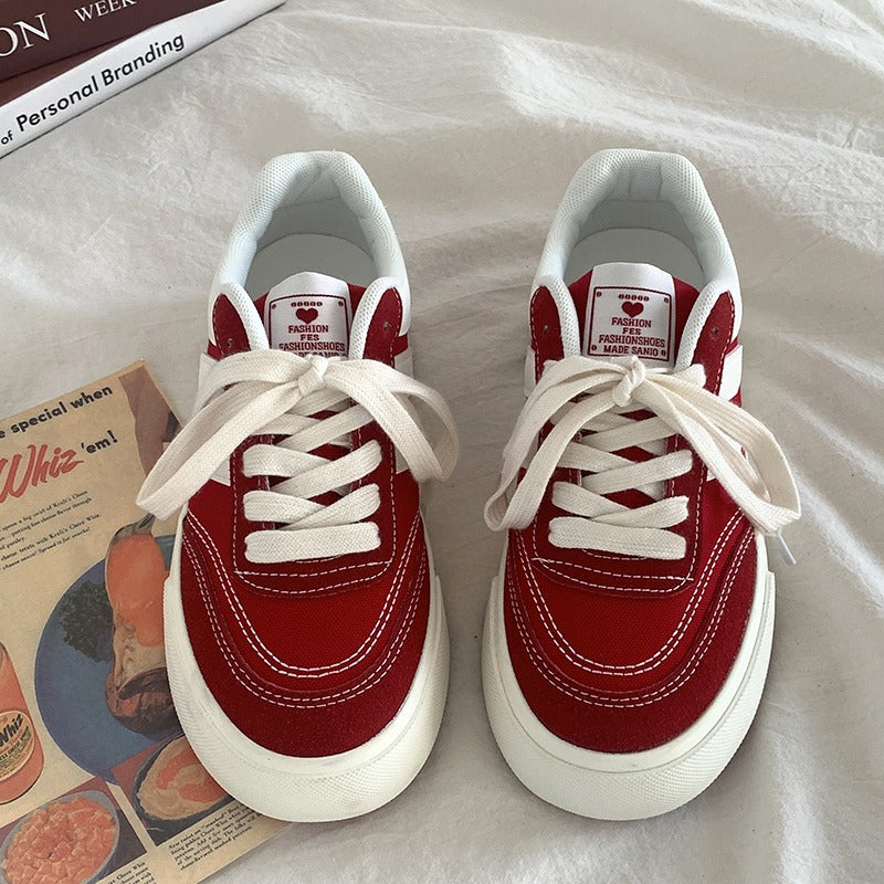 Damen Sneaker Bequem Strukturiert Trendy Sportschuhe
