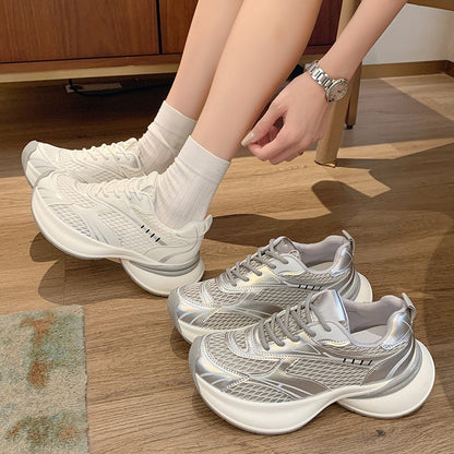 Damen Sneaker Sportlich Laufschuhe Leicht