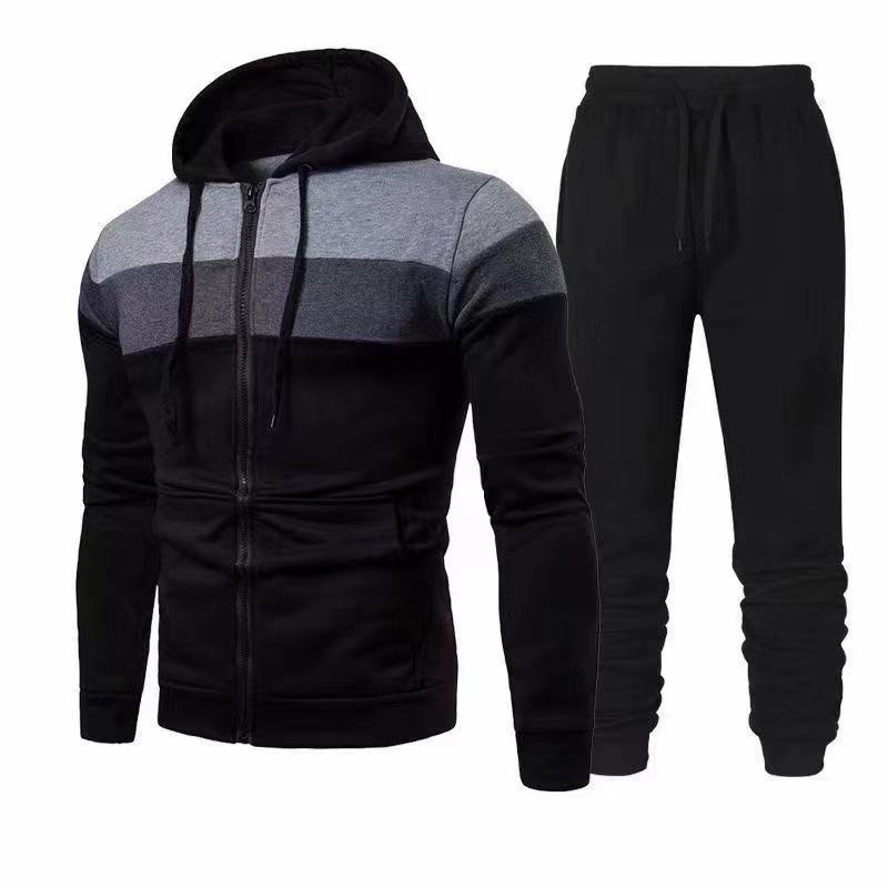 Herren Sportanzug Jogginghose Kapuzenoberteil Bequem