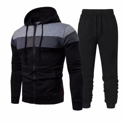 Herren Sportanzug Jogginghose Kapuzenoberteil Bequem