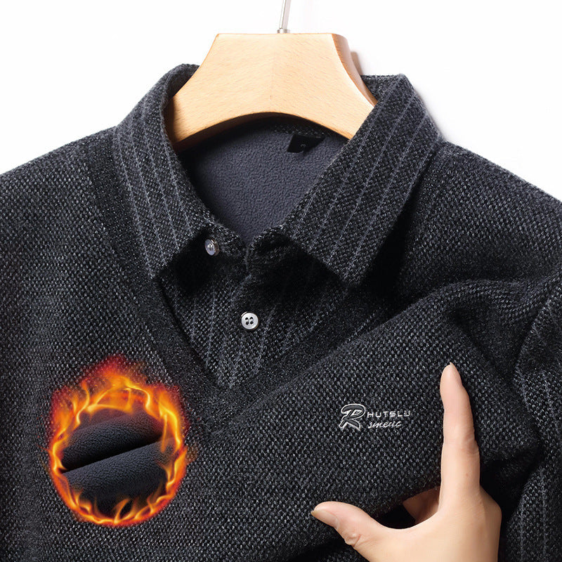 Herren Pullover Eleganter V-Ausschnitt Klassisch Berlin Style - BerlinGlamour