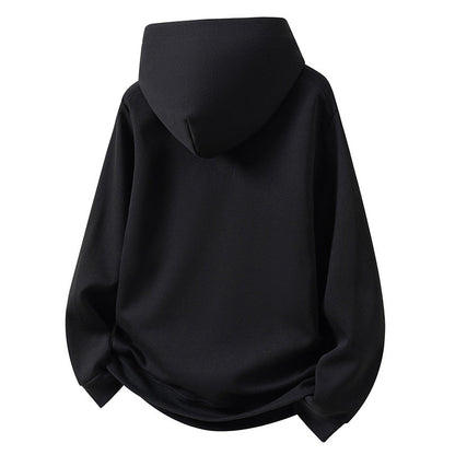 Herren Kapuzenpullover Knopfleiste Kängurutasche Modern Sportlich