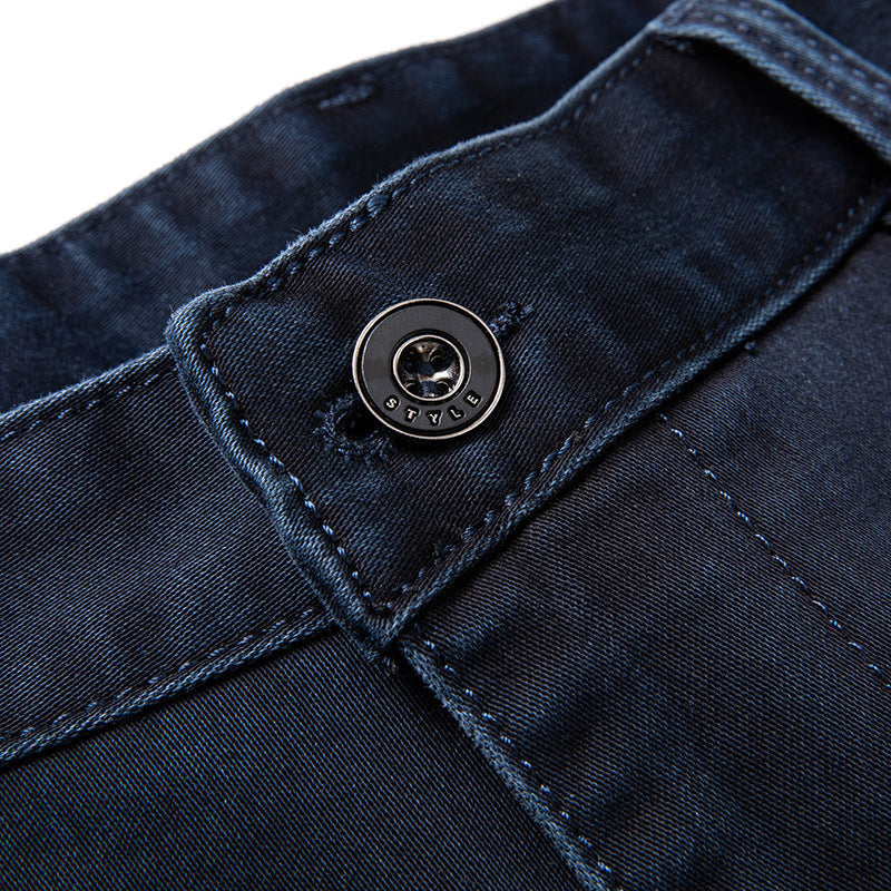 Herren Jeans Slim Fit Dark Wash Modern