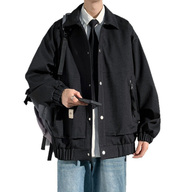 Herren Utility-Jacke Bequem Freizeitjacke Größe XL