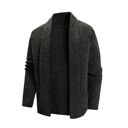 Herren Strickjacke Modern Offener Kragen Praktisch