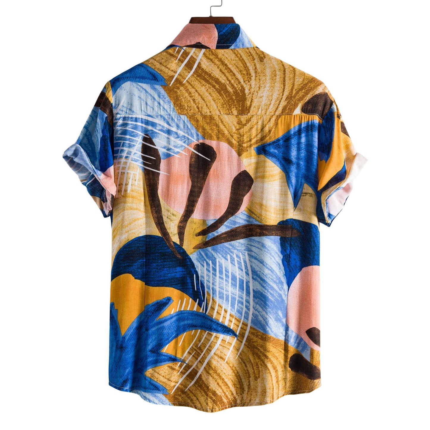 Herren Kurzarmhemd Modernes Design Berlin Style