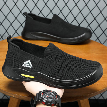 Damen Sport Schuhe Atmungsaktiv Slip-On Laufschuhe