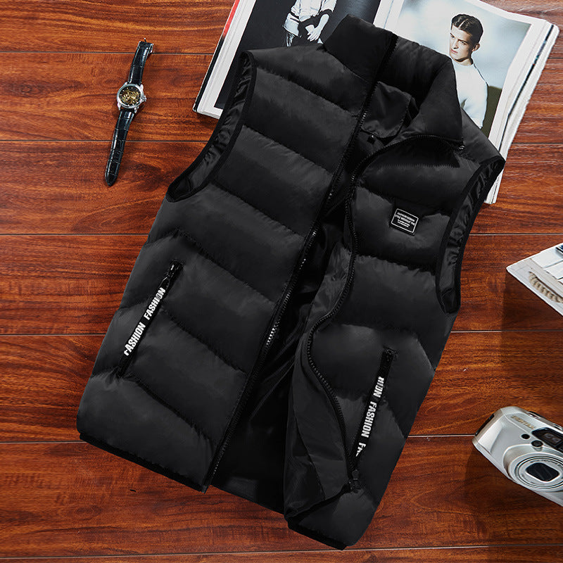 Herren Steppweste Isoliert Warm Elegant