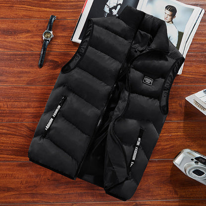 Herren Steppweste Isoliert Warm Elegant
