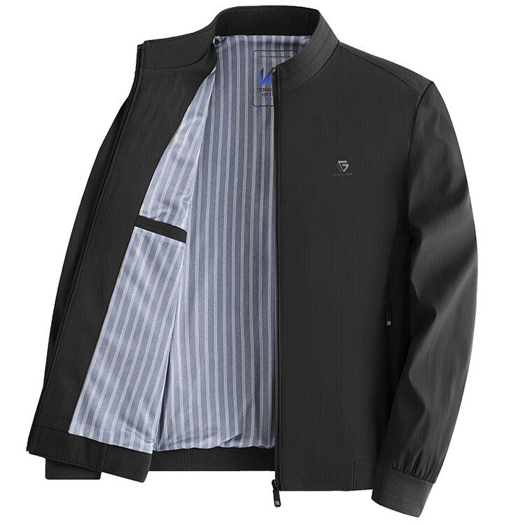 Herren Blouson Moderner Schnitt Elegant Casual