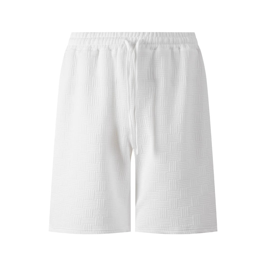 Herren Shorts Elastischer Bund Mit Kordelzug Sportlich