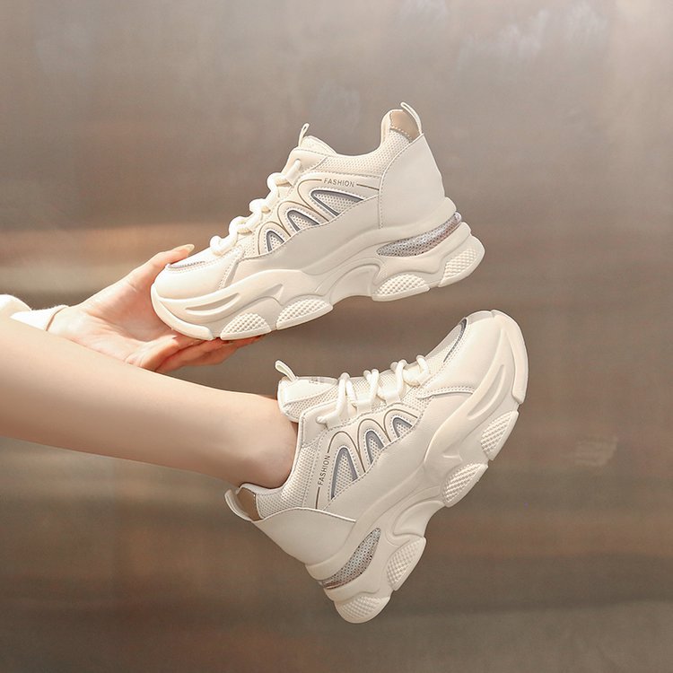 Damen Sneaker Chunky Bequem Komfortable Dämpfung